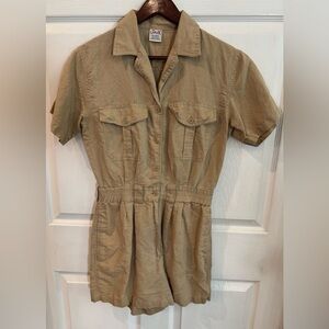 LicoRiceX Vintage Romper Khaki Women’s Size Small